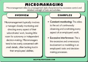 micro manage synonym|What is another word for micromanaged